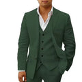 3 piece Linen Summer Men Suits for Wedding Groom Tuxedos 2026 Casual Beach Custom Man Suit Set Jacket Vest with Pants Man Fahion
