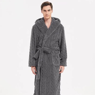 The New Fall and Winter Men's Warm Robe Pajamas Couple | SAMAG