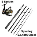 Sections Casting Spinning Fishing Set 1.8 - 2.1m Carbon - View 16 | SAMAG
