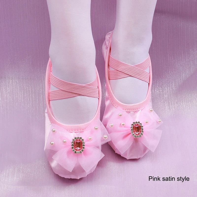Dance Shoes for Women with Soft Soles Children's Classical Ballet Dance for Girl Dance Shoes for Dancing Practice Cat Claw Shoes