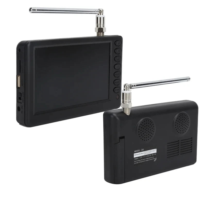 Digital Television LEADSTAR 5‑Inch Pocket Digital TV Portable FM ATV Bracket High‑Resolution Mini TV Multifunctional Mini TV