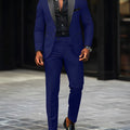 2 - Piece Men's Suit Suitable For Wedding Business Single Button Jackets And Pants Sets, Slim Fit - View 6 | SAMAG