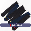 7 Pairs Man Short Silk Socks Business Thin Nylon Striped | SAMAG