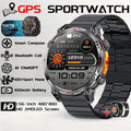 2026 New Outdoor GPS Sports Smartwatches Men Compass 10ATM Waterproof 24/7 Health Monitoring Chat GPT Bluetooth Call Smart Watch