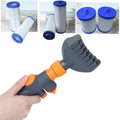 Filter Jet Cleaner Pool Hot Tub Spa Water Wand Cartridge Hand Held Cleaning Brush WIth US Connector