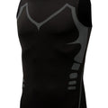Men Sports Vest,quick Drying Moisture Absorption Breathable Base Fitness Compression Clothes,digital Print Sleeveless Sweatshirts for Basketball Training Running Cycling