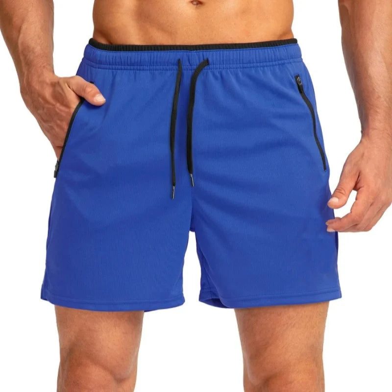 2025 New Solid Football Training Shorts Mens Summer Bottoms Running Basketball Soccer Shorts Boys Tennis Badminton Sports Short