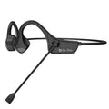 Wireless Bluetooth Headset Bone Conduction Earphones Fast Charge Sports Gaming Headphones with Dual CVC8.0 Noise-canceling Mic