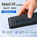 Mini PC Windows 11 Intel Core I9 10980HK 16GB RAM 1TB SSD Windows 11 WiFi 6 BT5.2 4K HD Factor Desktop for Home Office Business
