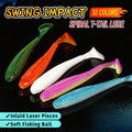 2023 Supercontinent Impact Ring Shad Fishing Lure Soft 20pcs 10pcs 6pcs Plastics Baits Swimbait Jigging Lure Artificial Baits