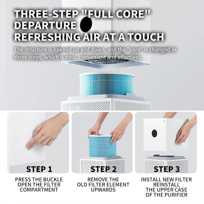 Xiaomi Home Pure Air Purifier 4 Lite Office Indoor Use Antibacterial Formaldehyde Removal Fog Purifier Household Appliances