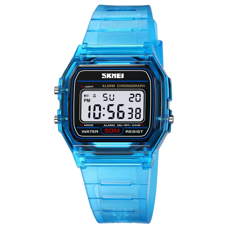 2056 Electronic Watch for Men Women Waterproof Sport Calendar Date Wristwatch Countdown Clock Boy Girl - Visuel 10 | SAMAG