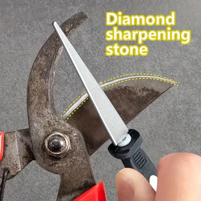 Diamond Sharpener Metal Double Sand File Scissors | SAMAG