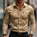 European American Trendy Men Geometric Branch Line | SAMAG