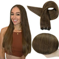 Full Shine Human Hair Weft Extensions Hair Bundles Ombre Blonde Color 100g Sew In Silky Straight Remy Skin Double Weft For Salon