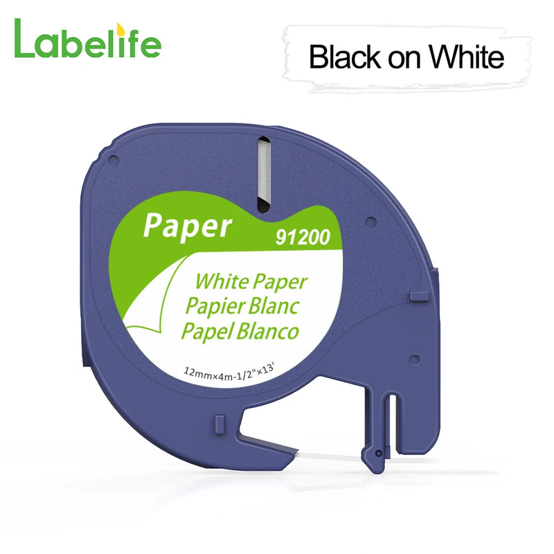 Labelife 91201 12267 91200 Compatible for DYMO LetraTag - Visuel 7 | SAMAG