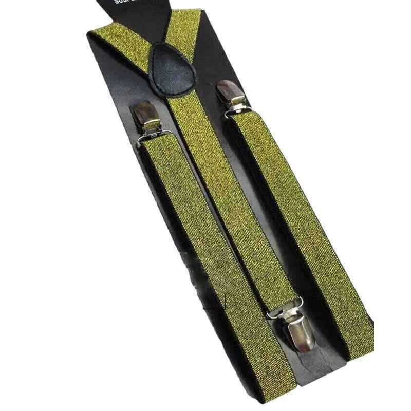 Mens Adjustable Belt Pants Holder Wear Elastic 3 Clips Y - Back Suspenders Braces school Fashion MW21 - Visuel 6 | SAMAG