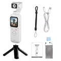 ANSVICAM 4K Wifi Pocket Vlogging Camera 330° Auto Rotatable Touch Screen Sports DV Bodycam Face Tracking Portable Action Cameras
