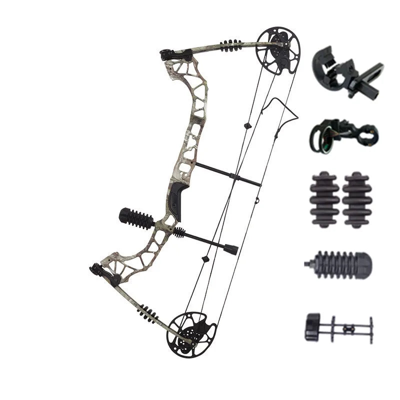 3 Color Compound Bow Kit Right Hand 30-70lbs 329fps | SAMAG