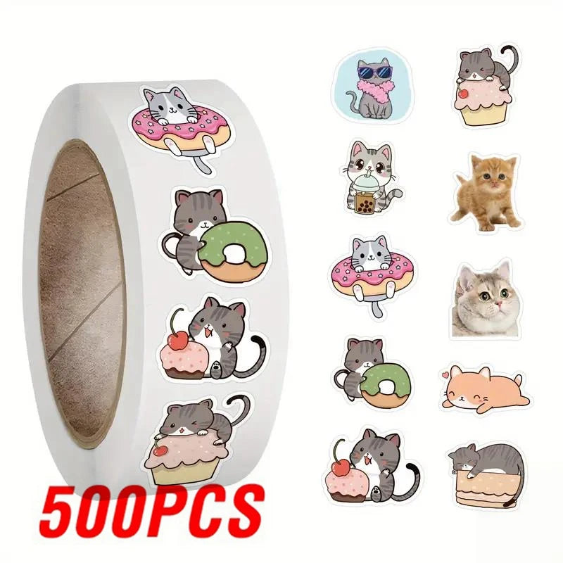 100 - Cute Cat Animal Reward Sticker New Kids' - View 7 | SAMAG