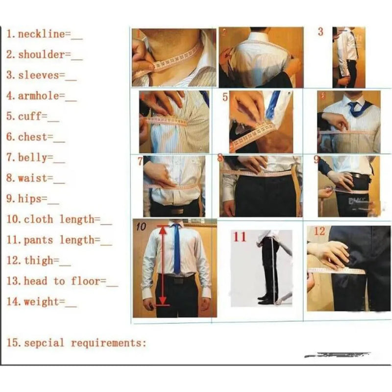 Navy Blue Striped Men Suits Chic Stand Collar Short Sleeves Wear Single Breasted Office Business Casual Male Suit 2 Piece