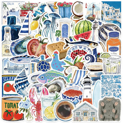 Open Sea Stickers for Luggage, Skateboarding | SAMAG