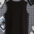 Men's Vest Short-Sleeved T-Shirt - Modern T-Shirt White Milano Italy Print Casual Wear