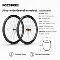Carbon Fiber Wheelset Disc Brake for Gravel-Bike Wheels Engagement Ratchet Lightweight Bike Wheels