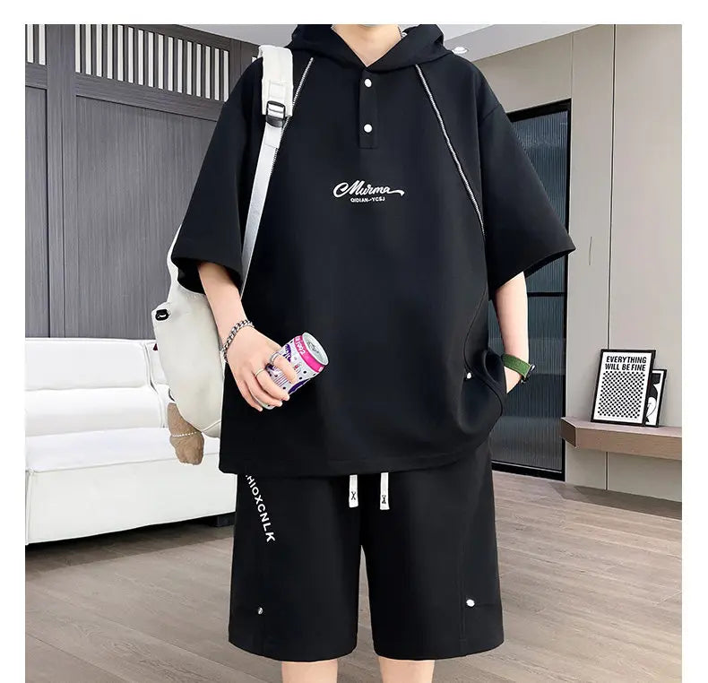 T Shirts + Shorts Summer Fashion Sportswear Men's Casual | SAMAG