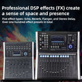 High Performance 12 Channel Digital Audio Mixer Bluetooth Sound Controller Professional DJ Console for Stage Studio Live