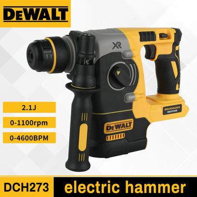 DEWALT DCH273 20V 6.0Ah Brushless SDS - Plus Rotary Hammer 2.1J 360° Handle Stepless Speed for Concrete Drilling | SAMAG
