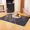 Acrylic Clear Fence Dog Playpen for House Foldable Dog Gate Indoor Pet Fence Clear Dog Pen for Outdoor Puppy Cat