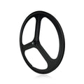 700C 3-Spoke One-Piece Wheelset Magnesium Alloy Road Bike Wheels for Fixed Gear Bicycle Front Rear Rim Bearing Hub Bicycle Parts