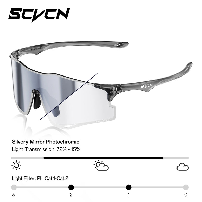 Scvcn Photochromic Running Sunglasses Men Women Marathon - View 17 | SAMAG