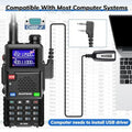 BAOFENG USB Programming Cable CH340 for UV-5R Mini BF-F8HP Pro DM32 UV32 AR-5RM UV-5G Plus GM-15 PRO Ham Radio Walkie Talkies