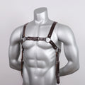 Men's Adjustable Suspenders, Fashionable Casual Back Harness Suspenders