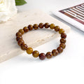 Natural Stone Beads Bracelet For Women Men Agate Crystal Quartzs Aquamarines Jades Jewelry Agates Elastic Bangle Bracelets 6 8mm