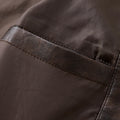 Men's 3 Buttons, Vintage Motorcycle Imitation Faux Leather Suit, Faux Leather Jacket, Business Casual, Large Lapel Suit Jacket