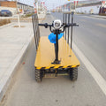 Heavy-duty Four-wheel Electric Handcart Platform Cargo Transport Vehicle Garden Industrial High-power Factory Transportation
