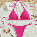XS-XL Pad Bikini Set Beach Triangle Swimwear Women Maio | SAMAG