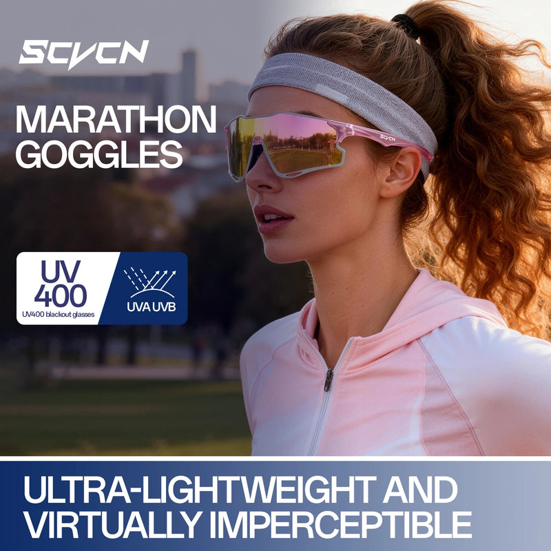 Scvcn Photochromic Running Sunglasses Men Women Marathon - View 3 | SAMAG