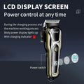 Kemei PG1990A Rechargeable Men's Hair Clipper Professional Cordless Men Hair Trimmer Hair Cutting Machine Barber for Men