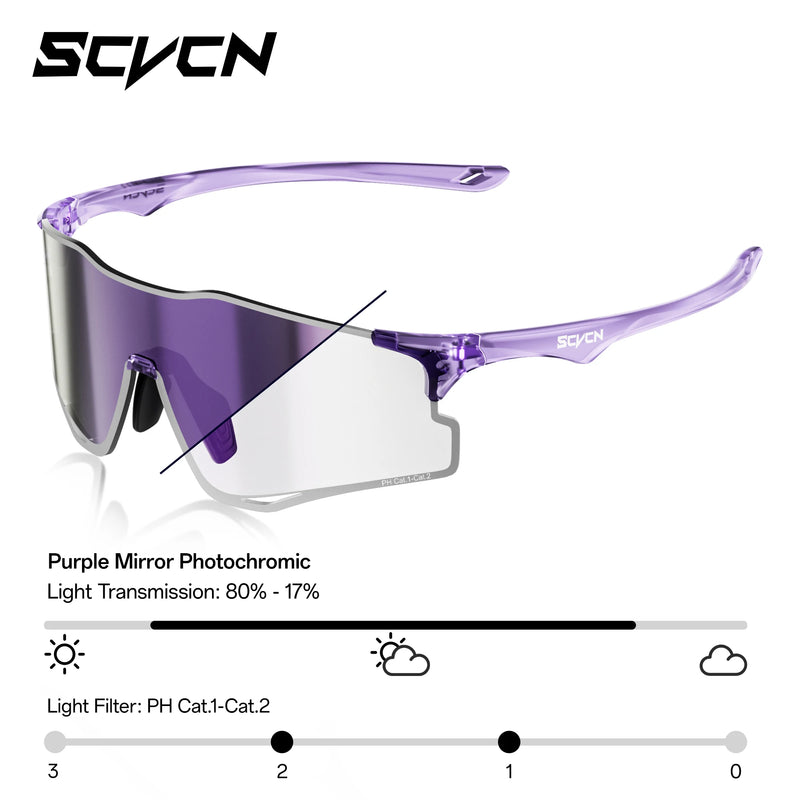 Scvcn Photochromic Running Sunglasses Men Women Marathon - View 22 | SAMAG