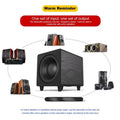 10 Inch Active Subwoofer Speaker Peak 300W Power HiFi Fever Wooden Subwoofer Home Theater Audio Sound Box For AMP/PC/TV/DVD/CD