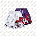 2026 New Men's Dinosaur Graphic Mesh Basketball Shorts Quick-Drying Training Running Casual Loose Five-Point Shorts