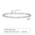 1/2/3pcs Chain Bracelet for Men Women, Stainless Steel Twisted Rope Cuban Wristband, Hip Hop Minimalist - Visuel 17 | SAMAG