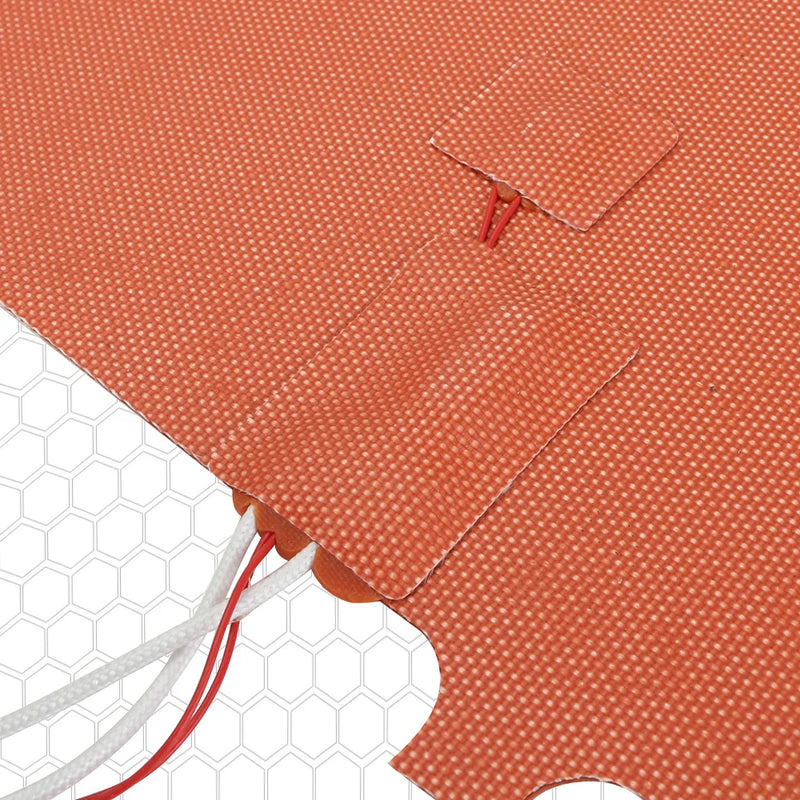 Toaiot 300/350mm Silicone Heated Bed Heating Pad with Hole 220V 750W/1000W for Voron 2.4 R2/Trident 3D Printer Parts Hot Bed