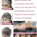 Water Wave 13x4 13x6 Lace Front Wigs Human Hair 250 Density Transparent Curly Wave Lace Front Wig 40 44 Inch Deep Wave For Women