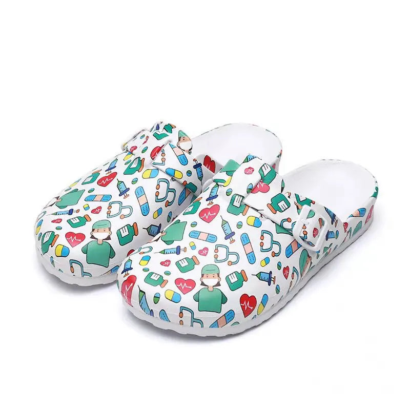 EVA Medical Shoes for Women, Laboratory Doctor Clogs, Nurse Surgical Slides, Casual Beach Slippers, Indoor Work Slippers