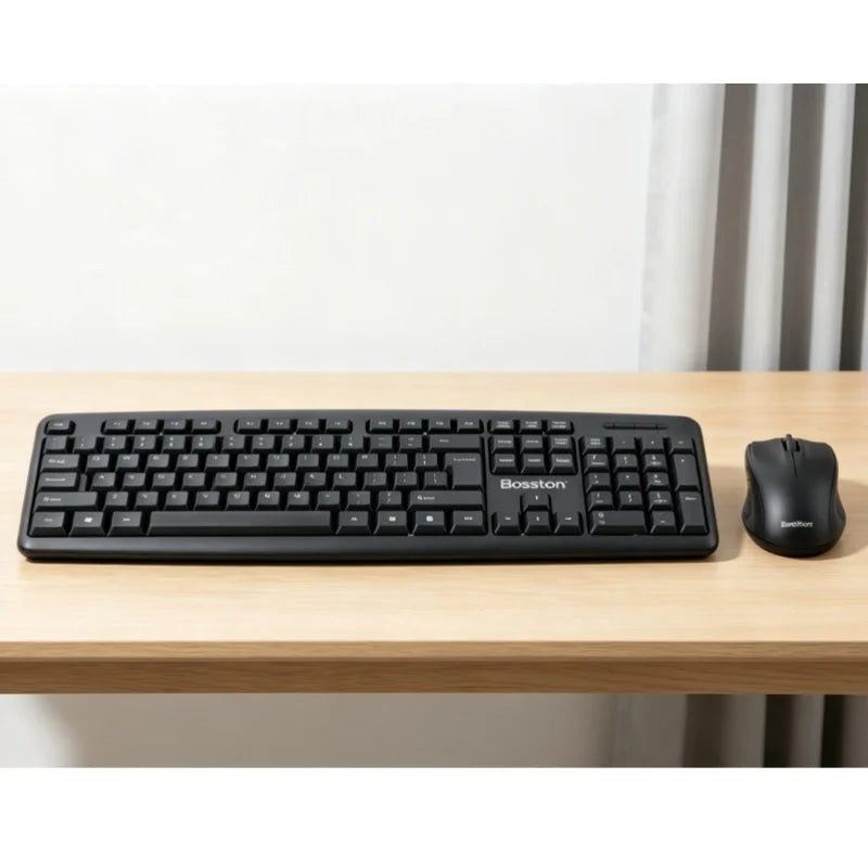 BIOJEE T18 Wired Gaming Office USB Keyboard And Mouse Set Compact Edition for Computer Accessories